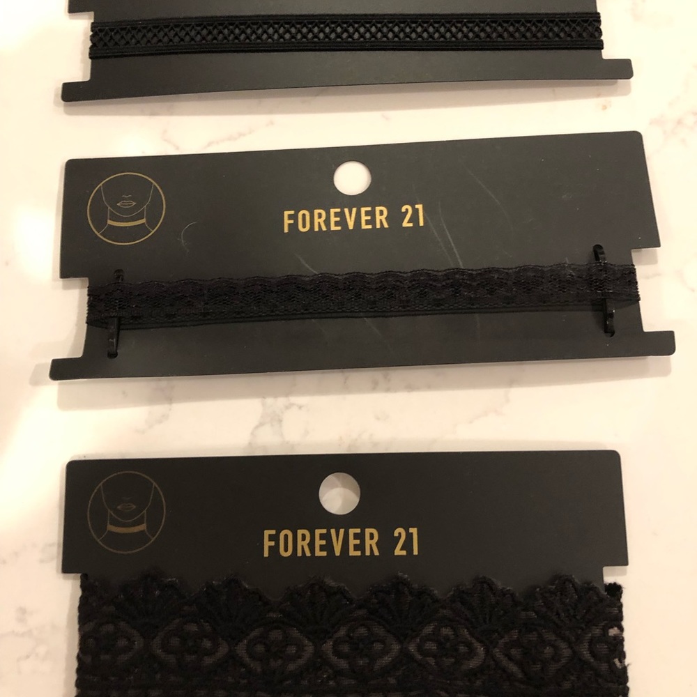 Black Lace Choker Necklaces